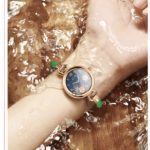 Montre connectée CT01 avec bracelet en cuir pour femme, écran tactile 1.09", modes de sport et santé – Image 5