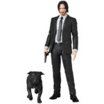 Figurine articulée, John Wick avec chien, film d'action, 17 cm