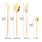 Ensemble de couverts en acier inoxydable, 24 pièces – Image 9