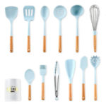 Ensemble d’ustensiles de cuisine en silicone antiadhésif F2, 13 pièces – Image 4