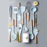 Ensemble d’ustensiles de cuisine en silicone antiadhésif F2, 13 pièces – Image 5