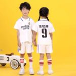 Ensemble maillot et short de football pour enfant, Messi, Ronaldo, Neymar, respirant – Image 2