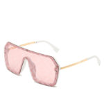 Lunettes de soleil surdimensionnées, tendance, UV400 – Image 3
