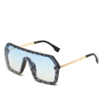 Lunettes de soleil surdimensionnées, tendance, UV400