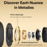 Casque sans fil Bluetooth 5.3, Baseus Bowie D05, ANC, 70 heures – Image 4