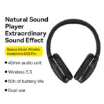 Casque sans fil Bluetooth 5.3, Baseus Encok D02 Pro, 50 heures – Image 5