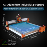 Machine CNC, FoxAlien Masuter Pro, pour sculpture sur bois et aluminium, fraisage de coupe – Image 2