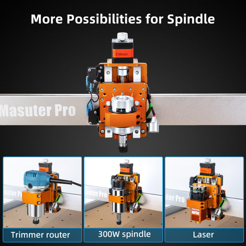 Machine CNC, FoxAlien Masuter Pro, pour sculpture sur bois et aluminium, fraisage de coupe – Image 4