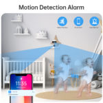 Double caméra IP Lenovo Wifi, 5G, 3MP, 2K, PTZ, suivi automatique, alerte de détection de mouvement – Image 4