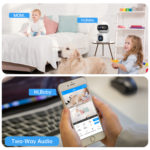 Double caméra IP Lenovo Wifi, 5G, 3MP, 2K, PTZ, suivi automatique, alerte de détection de mouvement – Image 2