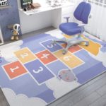 Tapis de sol pour chambre d'enfant, antidérapant et doux, dessin animé – Image 15