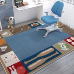 Tapis de sol pour chambre d'enfant, antidérapant et doux, dessin animé – Image 22