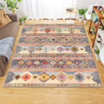 Tapis de sol, style ethnique bohème, berbère,  résistant à la saleté et antidérapant – Image 14