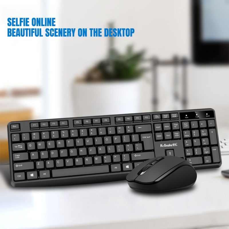 161774-glfofn.jpg Ensemble clavier et souris sans fil, 2.4GHz, USB, QWERTY – Image 3