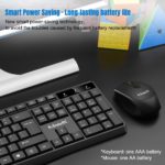 Ensemble clavier et souris sans fil, 2.4GHz, USB, QWERTY – Image 5