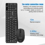 Ensemble clavier et souris sans fil, 2.4GHz, USB, QWERTY – Image 4