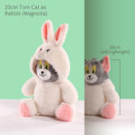 Peluche Tom & Jerry, déguisement lapin, dessin animé, 20 à 30 cm – Image 3