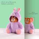 Peluche Tom & Jerry, déguisement lapin, dessin animé, 20 à 30 cm – Image 4