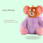 Peluche Tom & Jerry, déguisement lapin, dessin animé, 20 à 30 cm – Image 5