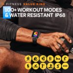 Montre connectée, écran TFT 1.83", IP68, moniteur de santé et de sport, assistant vocal – Image 5