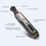 Mini ponceuse sans fil, Worx WX106 8V, gravure, meulage, polisseuse, chargeur USB, vitesse variable – Image 5