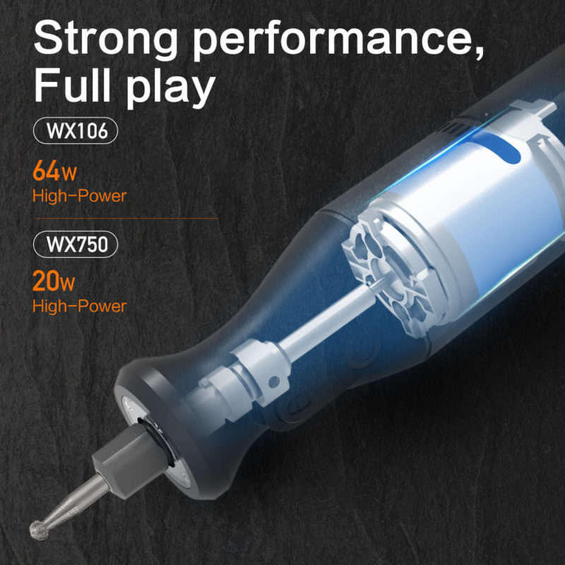 162040-fphuch.jpg Mini ponceuse sans fil, Worx WX106 8V, gravure, meulage, polisseuse, chargeur USB, vitesse variable – Image 4
