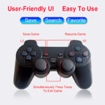 Console de jeux rétro portable, 12'000 jeux, HD, Game Stick, avec 2 manettes sans fil – Image 6