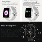 Montre connectée, ZL80 Smartwatch, grand écran 2.01", IP67, étanche – Image 6