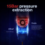 Machine à café portable 3 en 1, 15 bars, Nespresso, Dolce Gusto et café en poudre, avec mallette de rangement – Image 3