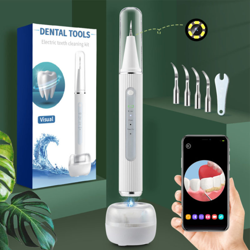Kit de soins dentaire électrique avec caméra, dissolvant de tartre, nettoyeur de taches – Image 6