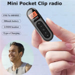 Radio FM de poche portable pour la randonnée et la marche, rechargeable – Image 2