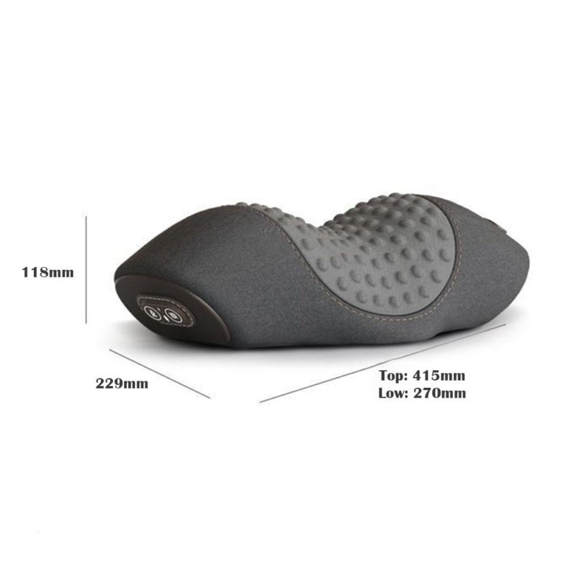 Oreiller de massage pour vertèbre cervicale, massage par vibration, température constante, traction chauffante, prévention – Image 9