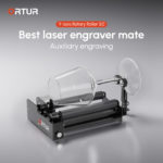 Graveur laser et découpe, OLM2 S2 LU2-10A,  4500-5500mW, CNC pour bois et métal, pour objets cylindriques – Image 3