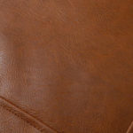 Housse de pouf en cuir PU, cirée à l'huile, carrée, non rembourrée, 6 coloris – Image 7