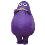 Costume gonflable de Grimace pour enfant et adulte, déguisement – Image 5