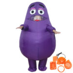 Costume gonflable de Grimace pour enfant et adulte, déguisement – Image 4