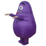 Costume gonflable de Grimace pour enfant et adulte, déguisement – Image 2