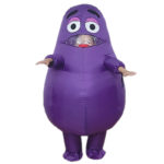Costume gonflable de Grimace pour enfant et adulte, déguisement
