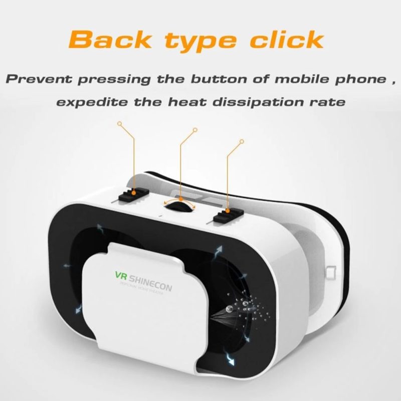 162705-z7tlkh.jpg Casque de réalité virtuelle 3D VR, visionneuse intelligente pour téléphone portable, avec télécommande – Image 5