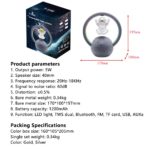 Enceinte Bluetooth avec astronaute en lévitation magnétique, LED, 5W, portable – Image 6