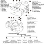 Casque de réalité virtuelle VR 3D, vidéo et audio, pour smartphone, avec manette de jeux sans fil – Image 20