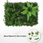 Panneau mural de plantes artificielles, tropicales, fleurs, feuilles, 60 x 40 cm – Image 5