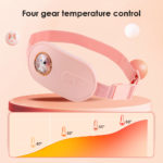 Ceinture chauffante électrique, masseur abdominal vibrant, crampes menstruelles – Image 4