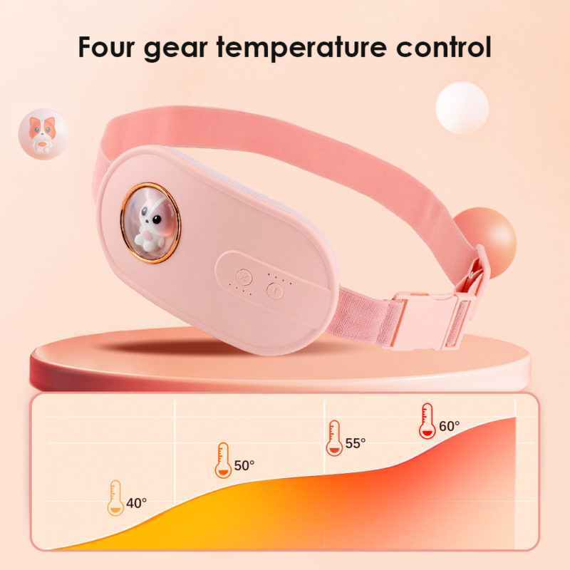 163294-ecxraz.jpg Ceinture chauffante électrique, masseur abdominal vibrant, crampes menstruelles – Image 4