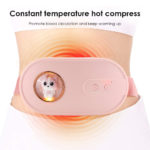 Ceinture chauffante électrique, masseur abdominal vibrant, crampes menstruelles – Image 7