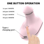 Mini pistolet de massage électrique portable, relaxation profonde des muscles, 4 têtes de massage – Image 6