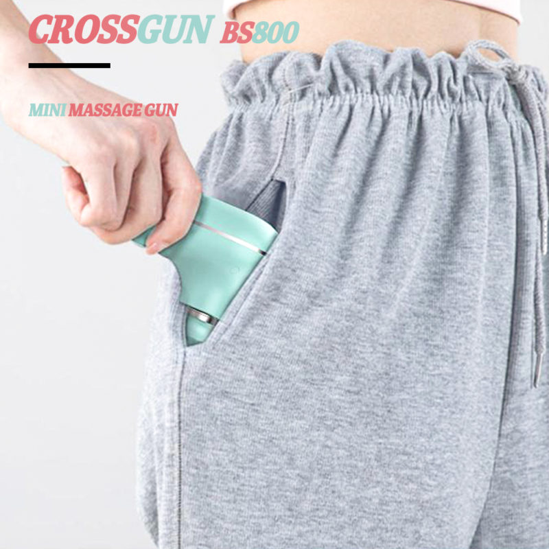 Mini pistolet de massage électrique portable, relaxation profonde des muscles, 4 têtes de massage – Image 3