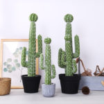 Cactus artificiel en mousse, plante du désert, succulente, 32 à 60 cm