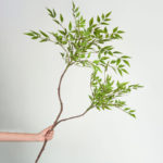 Plante artificielle, grande branche avec feuilles, décoration, 110 cm – Image 5