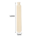 Bouillotte longue avec housse souple, 1 litre, cou, épaules et ventre, 52 cm – Image 5